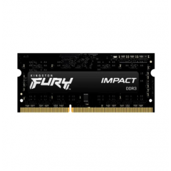 4GB DDR3 1600MHz SODIMM 204pin Kingston FURY Impact (KF316LS9IB/4), CL9-9-9, 1.35V, Black
