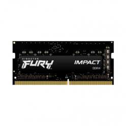 16GB DDR4-2666MHz SODIMM Kingston FURY Impact (KF426S15IB1/16), CL15-17-17, 1.2V, Intel XMP, Black
