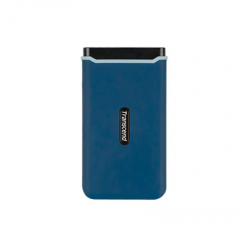 1.0TB  Transcend Portable SSD ESD370C Navy Blue, USB-C 3.1 (96x54x12mm, 87g, R/W:1050/950MB/s)
