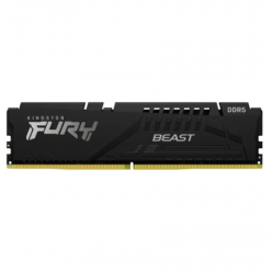 16GB DDR5-5600MHz  Kingston FURY Beast (KF556C40BB-16), CL40-40-40, 1.25V, Intel XMP 3.0, Black
