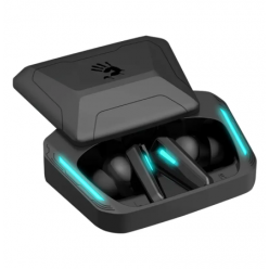 Gaming Wireless Earphones Bloody M70, 6 mm driver, 16 Ohm, 99db, 9g/47g, 60/400 mAh, 6h+18h, ENC, Independent Transmission, IPX4, BT 5.0, Black/Blue
