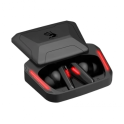 Gaming Wireless Earphones Bloody M70, 6 mm driver, 16 Ohm, 99db, 9g/47g, 60/400 mAh, 6h+18h, ENC, Independent Transmission, IPX4, BT 5.0, Black/Red
