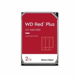 3.5" HDD  2.0TB-SATA -128MB  Western Digital "Red Plus (WD20EFZX)", NAS, CMR
