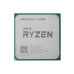 APU AMD Ryzen 7 5700G (3.8-4.6GHz, 8C/16T, L3 16MB, 7nm, Radeon Graphics(8C), 65W), AM4, Tray
