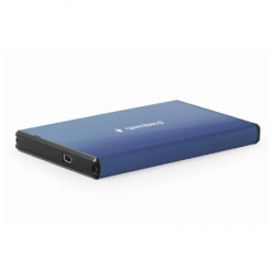 2.5" SATA HDD External Case miniUSB3.0, Aluminum Deep Blue, Gembird "EE2-U3S-3-DB"
