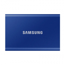 2.0TB Samsung Portable SSD T7 Blue, USB-C 3.1 (85x57x8mm, 58g, R/W:1050/1000MB/s)
