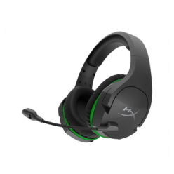 Gaming Wireless Headset HyperX Cloud Stinger Core Xbox, 16 Ohm, 20-20kHz, 98.5db, 275g, 17h, On-earcup control, Flip-to-mute, 2.4Ghz, Black/Green
