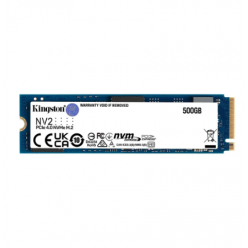 .M.2 NVMe SSD   500GB  Kingston  NV2 [PCIe 4.0 x4, R/W:3500/2100MB/s, 160TBW, 3D-NAND QLC]
