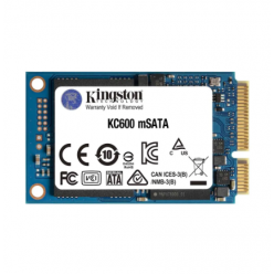 .mSATA SSD 1.0TB Kingston KC600 [R/W:550/520MB/s, 90K/80K IOPS, 600TBW, 1M MTBF, 3DTLC]
