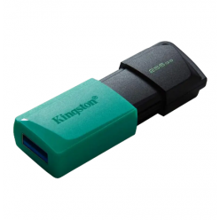256GB USB3.2 Flash Drive Kingston DataTraveler Exodia M (DTXM/256GB), Black-Blue, Plastic,Slider Cap
