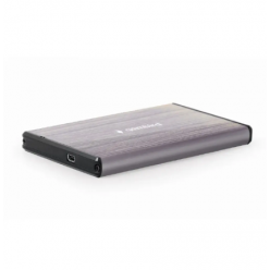 2.5" SATA HDD External Case miniUSB3.0, Aluminum Light-Grey, Gembird "EE2-U3S-3-LG"
