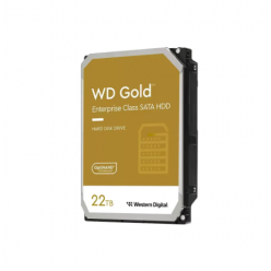 3.5" HDD 22.0TB-SATA-512MB Western Digital "Gold (WD221KRYZ)", Enterprise, CMR, 7200rpm, 2.5M (MTBF)
