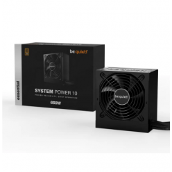 Power Supply ATX 650W be quiet! SYSTEM POWER 10, 80+ Bronze,120mm, DC/DC, Active PFC, Flat cables
