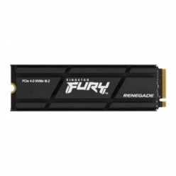 .M.2 NVMe SSD   500GB Kingston FURY Renegade w/Heatsink10.5mm [PCIe 4.0 x4, R/W:7300/3900MB/s,3DTLC]
