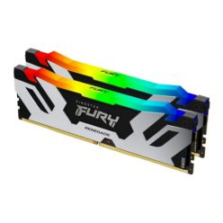32GB DDR5-6800MHz  Kingston FURY Renegade RGB (Kit of 2x16GB) (KF568C36RSAK2-32), CL36, 1.4V, Silver
