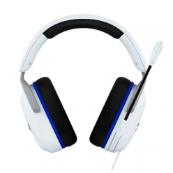 Gaming Headset HyperX Cloud Stinger 2 Core PS5, 40mm driver, 32 Ohm, 10-25kHz, 95db, 275g, On-earcup control, Flip-to-mute, 1.3m, 3.5mm, White
