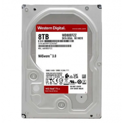 3.5" HDD  8.0TB-SATA-128MB Western Digital  "Red Plus (WD80EFZZ)", NAS, CMR
