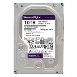 3.5" HDD 10.0TB-SATA- 256MB Western Digital  "Purple Pro (WD101PURP)", Surveillance, CMR
