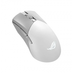 Gaming Wireless Mouse Asus ROG Gladius III AimPoint, 36k dpi, 6 buttons, 650IPS, 50G, 79g, Ergonomic, Push-fit socket, RGB, 2m, USB+2.4Ghz+BT, White
