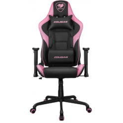 Gaming Chair Cougar ARMOR ELITE EVA Black/Pink, User max load up to 120kg / height 145-180cm
