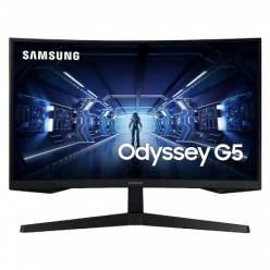 27" SAMSUNG Odyssey G5 C27G55TQB, Black Curved-VA 2560x1440, FreeSync144Hz, 1ms MPRT, 250cd, DP+HDMI
