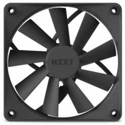PC Case Fan NZXT F120Q, 120x120x26mm, 16.7-22.5dB, 27.77-64CFM, 500-1300RPM, FDB, 4 Pin, Black
