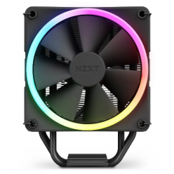 AC NZXT "T120 RGB Black" (17.2-27.56dBA, 500-1800RPM, 1x120mm, RGB, PWM, 4 Heatpipes)
