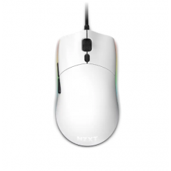 Gaming Mouse NZXT Lift, up to16k dpi, PixArt 3389, 6 buttons, Omron SW, RGB, 67g, 2m, USB, White
