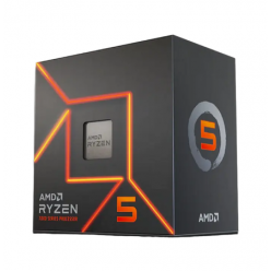CPU AMD Ryzen 5 7500F  (3.7-5.0GHz, 6C/12T, L2 6MB, L3 32MB, 5nm, 65W), Socket AM5, Tray
