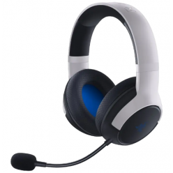 Gaming Wireless Headset Razer Kaira for PS, 50mm, 20-20kHz, 32 Ohm, 108db, 332g, 30h, On-earcup control, Cardioid mic, 2.4Ghz+BT, White
