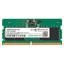 .8GB DDR5-4800MHz SODIMM  Transcend JetRam, PC5-38400U, 1Rx16, CL40, 1.1V
