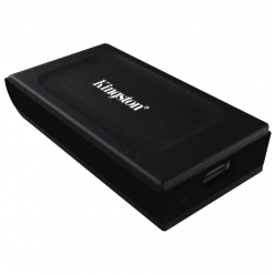 2.0TB Kingston Portable SSD XS1000 Black, USB-C 3.2 (69.5x32.6x13.5mm, 28.7g, R/W:1050/1000 MB/s)
