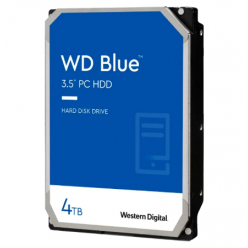 3.5" HDD  4.0TB -SATA-256MB  Western Digital "Blue (WD40EZAX)", CMR
