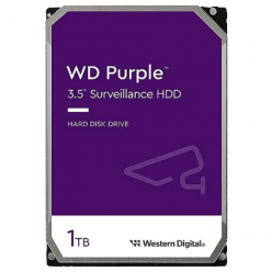 3.5" HDD  1.0TB-SATA- 64MB  Western Digital "Purple (WD11PURZ)", Surveillance, CMR
