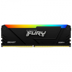 16GB DDR4-3200MHz  Kingston FURY Beast RGB (KF432C16BB12A/16), CL16-18-18, 1.35V, Intel XMP 2.0
