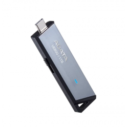 1.0TB USB Type-C 3.1 ADATA UE800, Black/Silver Metall, Slider  (13gr, R/W:1000/1000MB/s) (AELI-UE800-1T-CSG)
