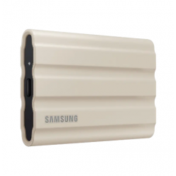 2.0TB Samsung Portable SSD T7 Shield Beige, USB-C 3.1 (88x59x13mm, 98g,R/W:1050/1000MB/s, IP65)
