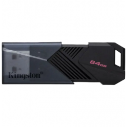 64GB USB3.2 Flash Drive Kingston DataTraveler Exodia Onyx (DTXON/64GB), Black, Plastic, Slider Cap
