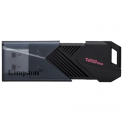 128GB USB3.2 Flash Drive Kingston DataTraveler Exodia Onyx (DTXON/128GB), Black, Plastic, Slider Cap
