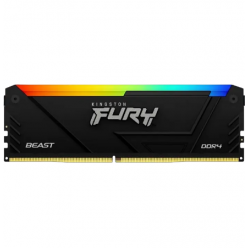 .8GB DDR4-3200MHz  Kingston FURY Beast RGB (KF432C16BB2A/8), CL16-18-18, 1.35V, Intel XMP 2.0, Black
