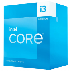 CPU Intel Core i3-14100F 3.5-4.7GHz (4P+0E/8T,12MB,S1700, 10nm, No Integ. UHD Graphics, 60W) Tray
