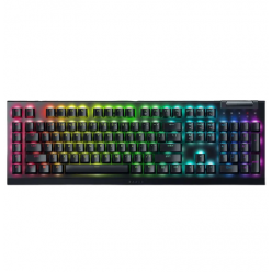 Gaming Keyboard Razer BlackWidow V4 X, Mechanical, Clicky SW, Aluminum, Macro, Digital Wheel, 6 Gaming keys, Doubleshot ABS, RGB, USB, EN, Black
