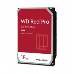 3.5" HDD 18.0TB-SATA-512MB Western Digital  "Red Pro (WD181KFGX)", NAS, CMR, 7200rpm, 2.5M (MTBF)

