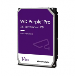 3.5" HDD 14.0TB-SATA-512MB Western Digital  "Purple Pro (WD142PURP)", Surveillance, CMR
