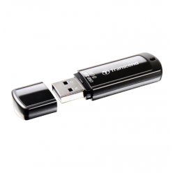 8GB USB2.0 Flash Drive Transcend "JetFlash  350", Black, Classic Cap (R/W:18/4MB/s)
