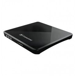 External Portable Slim 8x DVD-RW Drive  Transcend "TS8XDVDS", Black, (USB2.0), Retail
