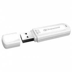 32GB USB3.1 Flash Drive Transcend "JetFlash  730", White, Classic (R/W:90/20MB/s)
