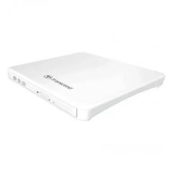 External Portable Slim 8x DVD-RW Drive  Transcend "TS8XDVDS", White, (USB2.0), Retail
