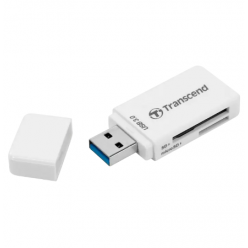 Card Reader Transcend "TS-RDF5W" White, USB3.1 (SDHC/SDXC/microSDHC/SDXC)
