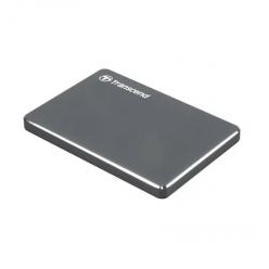 1.0TB (USB3.1) 2.5" Transcend "StoreJet 25C3", Iron Gray, Ultra-Slim, Aluminum Casing
